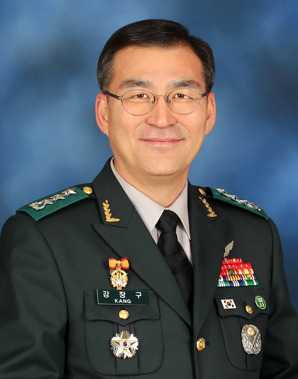 군안전협회장 강창구 사진